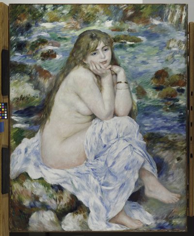 Sitzende Badende, ca. 1883-84 von Pierre Auguste Renoir